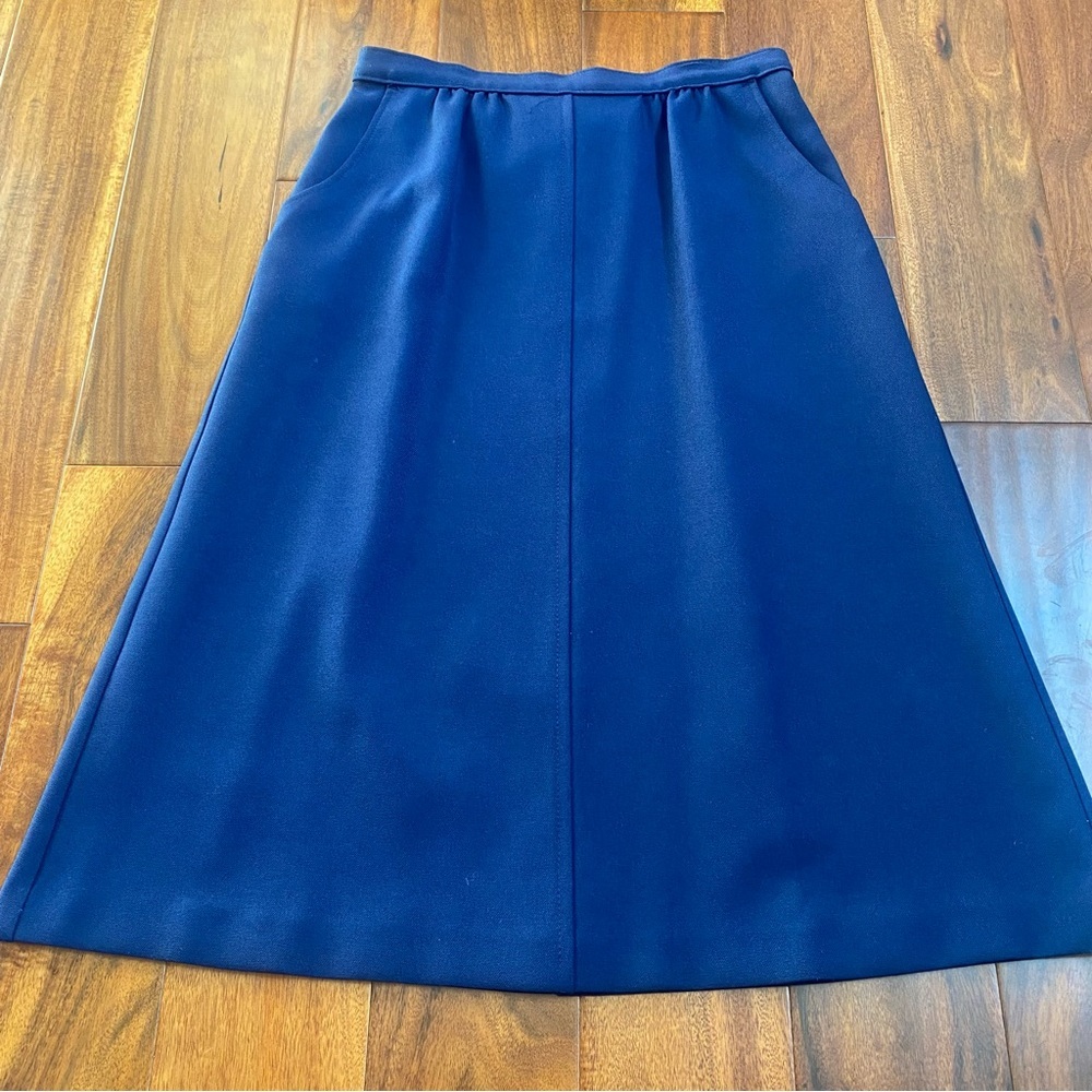 Levi Strauss Vintage Women’s Navy Skirt  With Pockets Approximate Size Small
